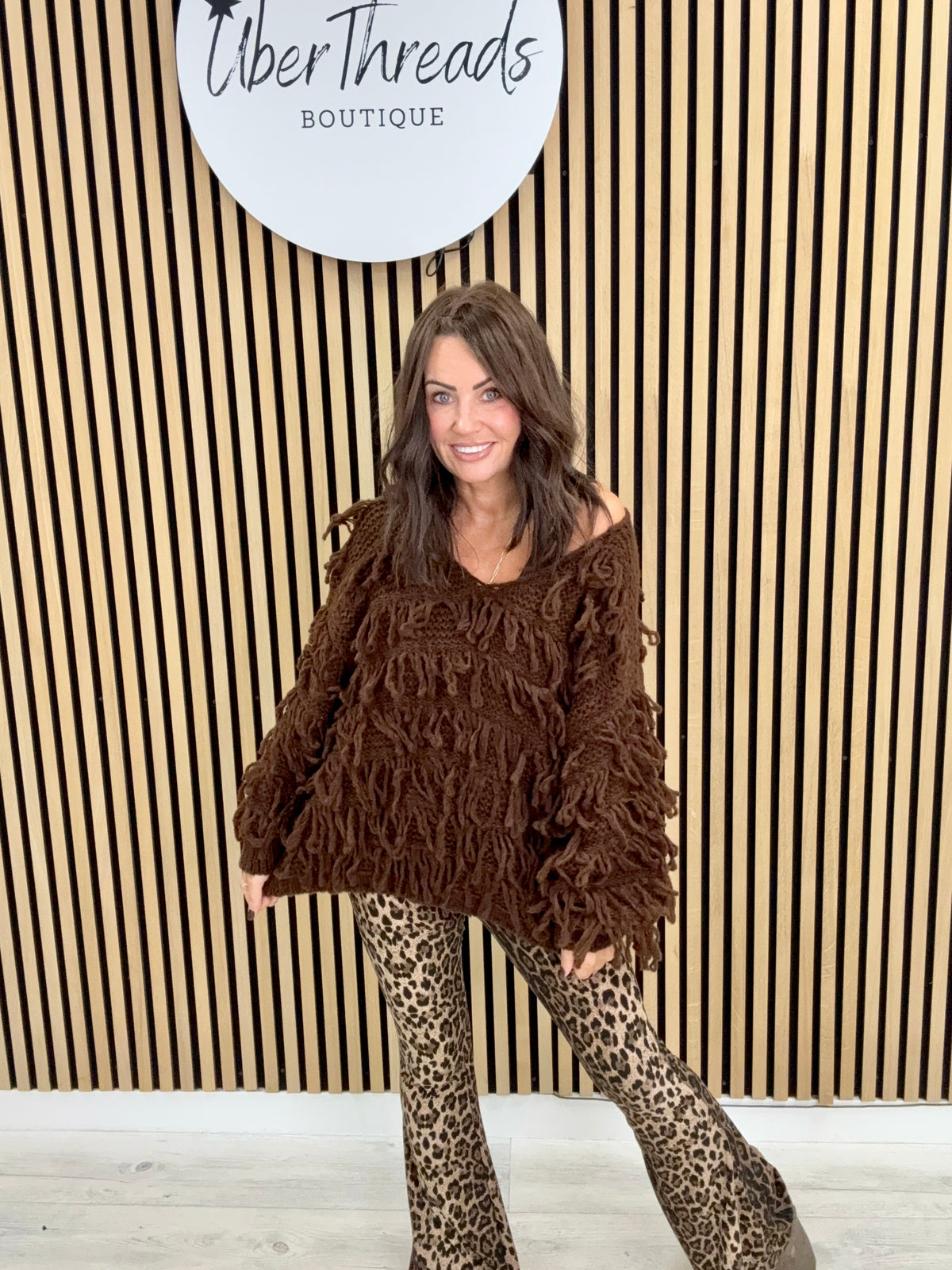 The Shaggy Jumper - Chocolate