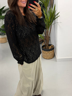The Lace Mesh - Black