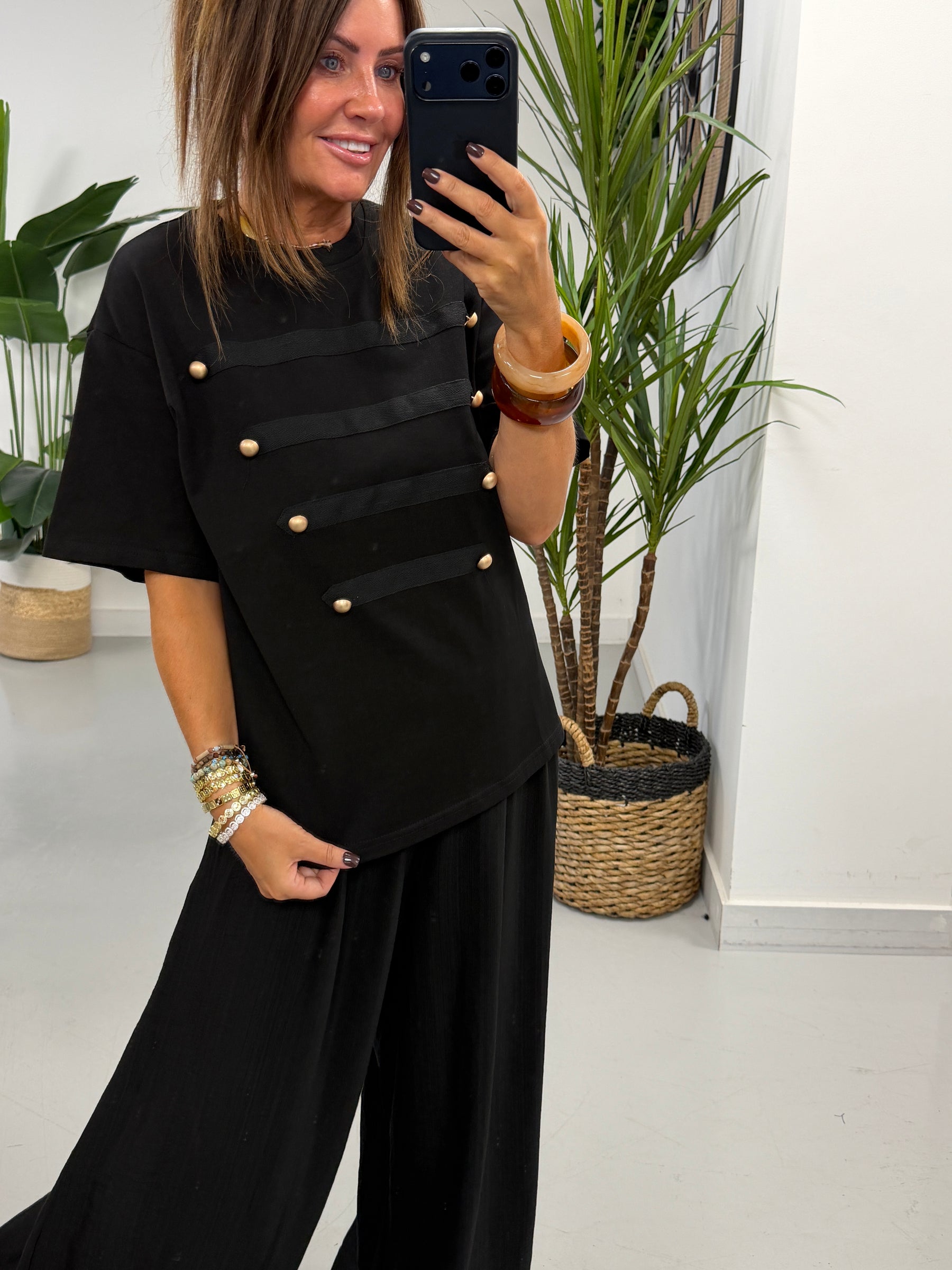 Military Tee-Black