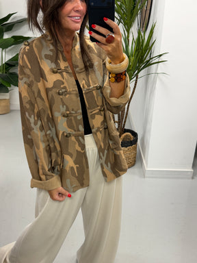 Camo Military Jacket - Sandstorm