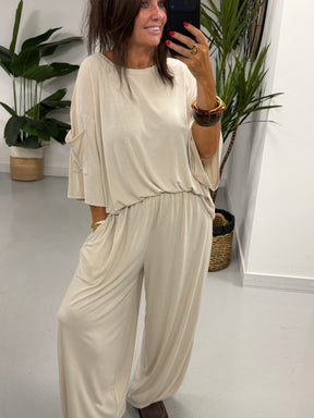 The UTB Weekend Slouch Co-Ord - Cream (Size 2)