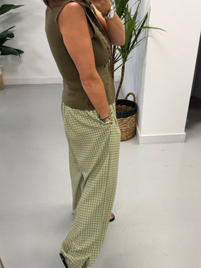 Knitted Waistcoat - Khaki