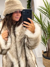 Faux Fur Bucket Hat - Taupe