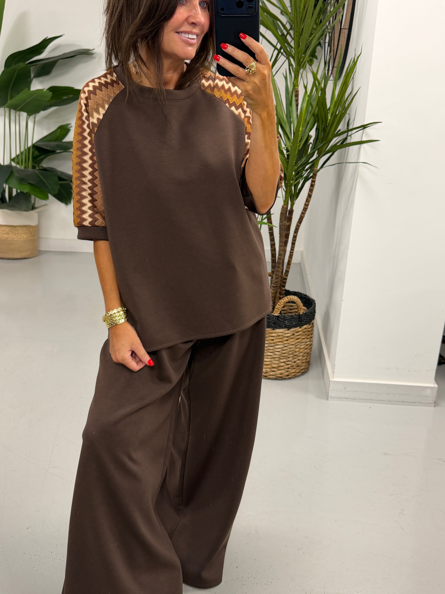 The Ziggy Scuba Tracksuit - Chocolate