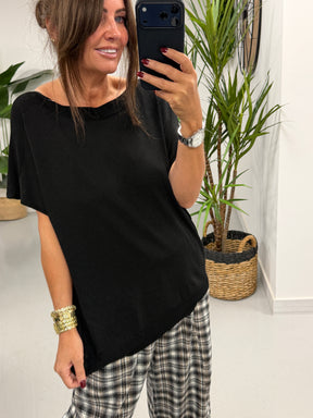 Madison Fine  Knit - Black (Size 12-16)