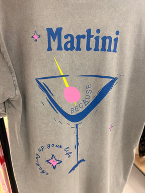 Martini Slogan Tee