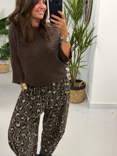 The Bromley Ribbed Knit- Chocolate  (Size 10 - 14)