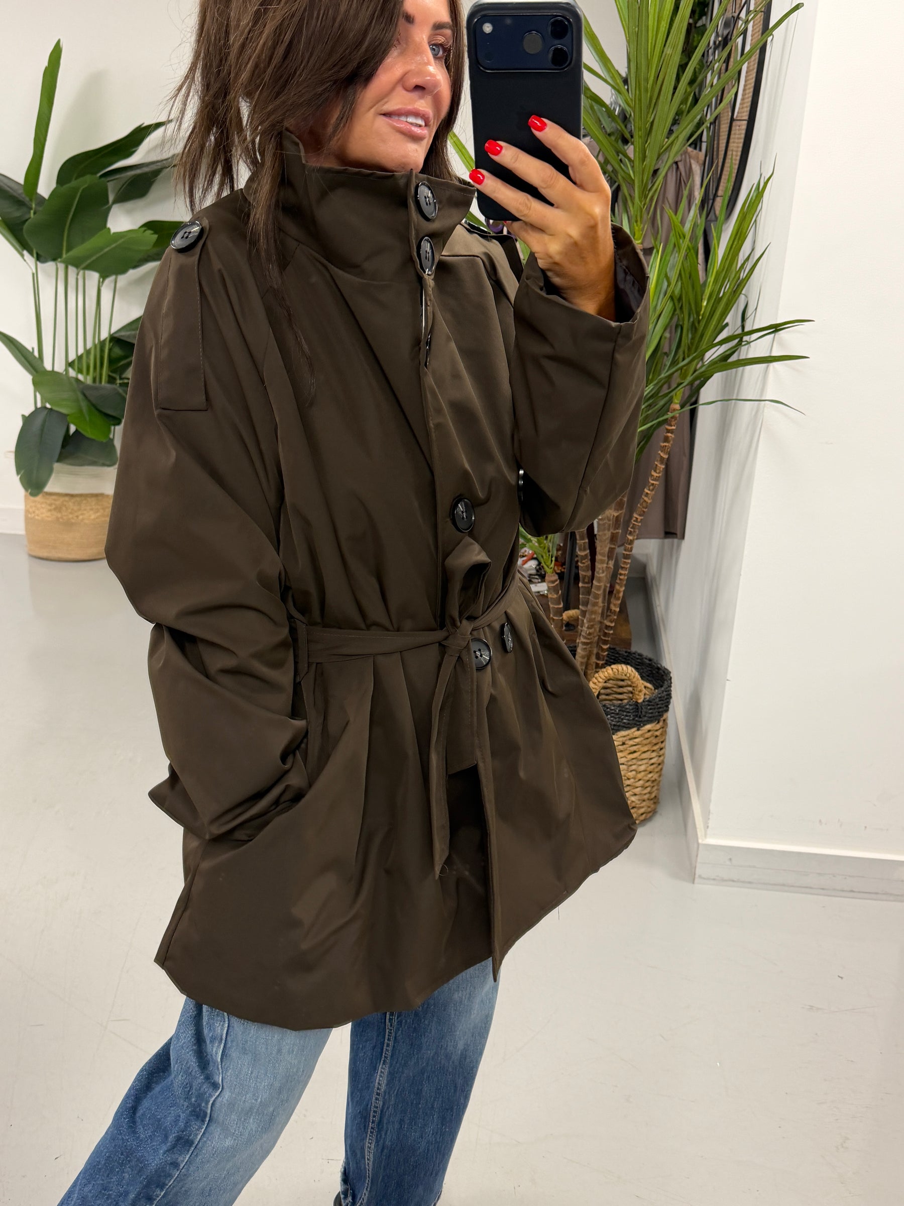 Trench Jacket - Chocolate