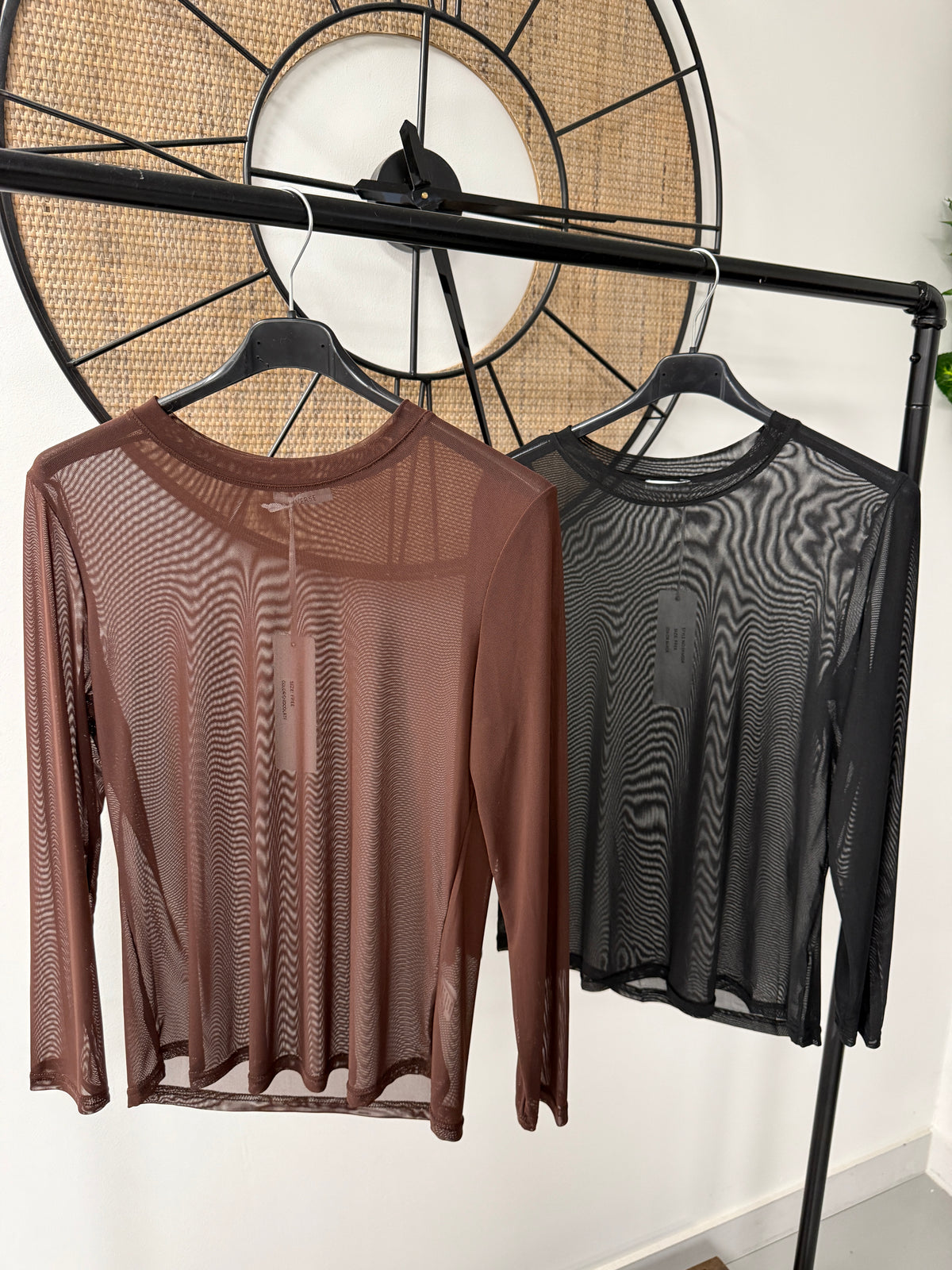 Mesh Top - Chocolate (PLUS)