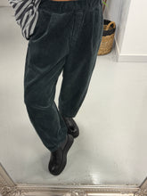 Jumbo Cord Barrel Trousers - Charcoal (Size 10-14)