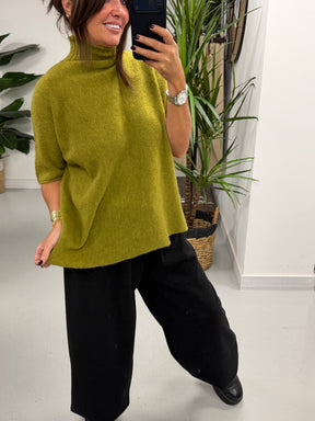Oakley Crop Sleeve Knit - Pistachio (Due in next couple of days)