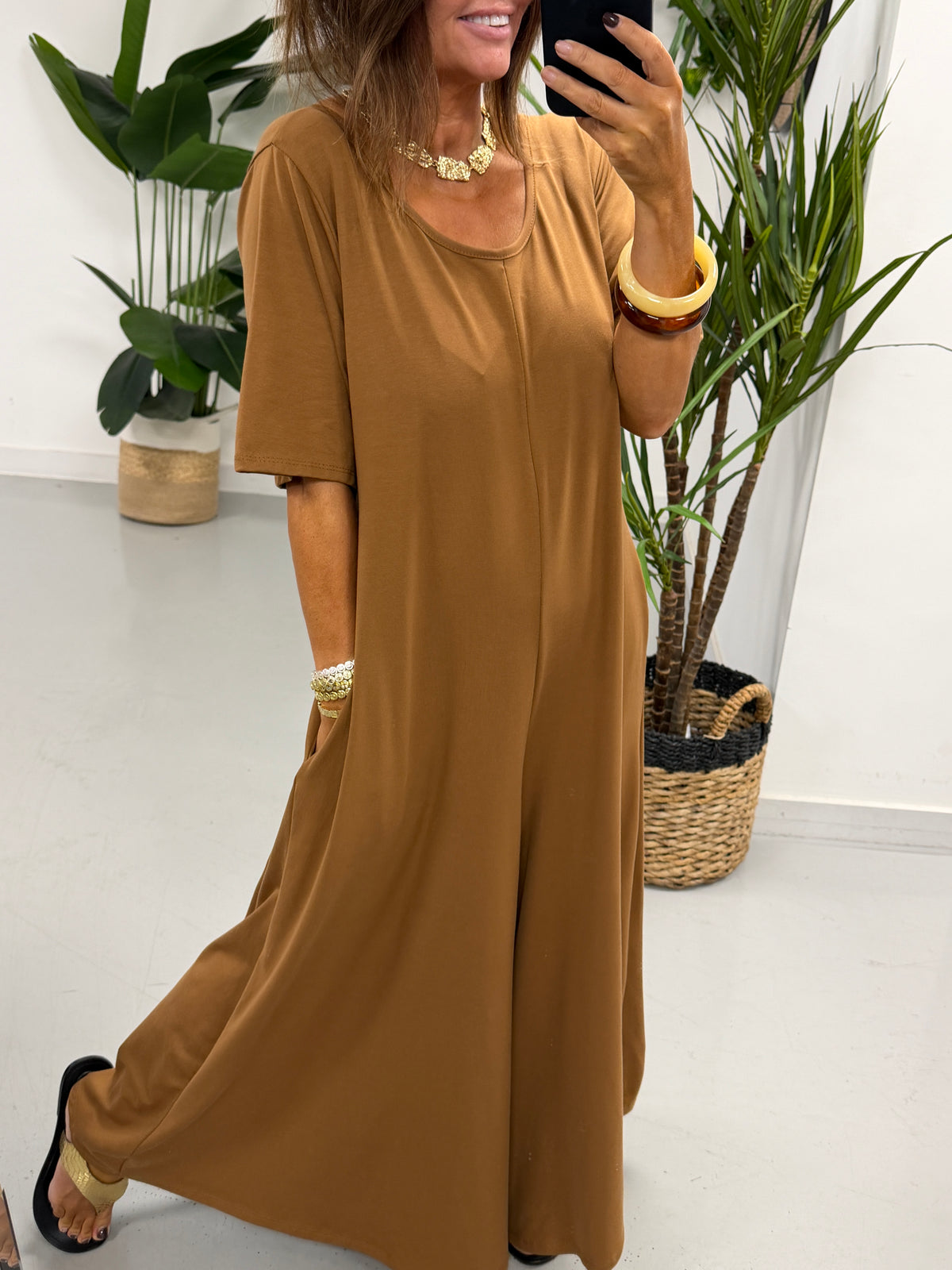 Jasmine Jumpsuit - Copper