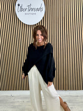 Thats A Wrap Cosy Knit - Black