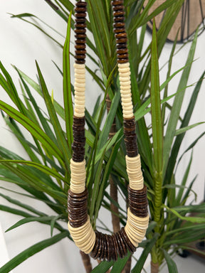 Driftwood Disc Necklace
