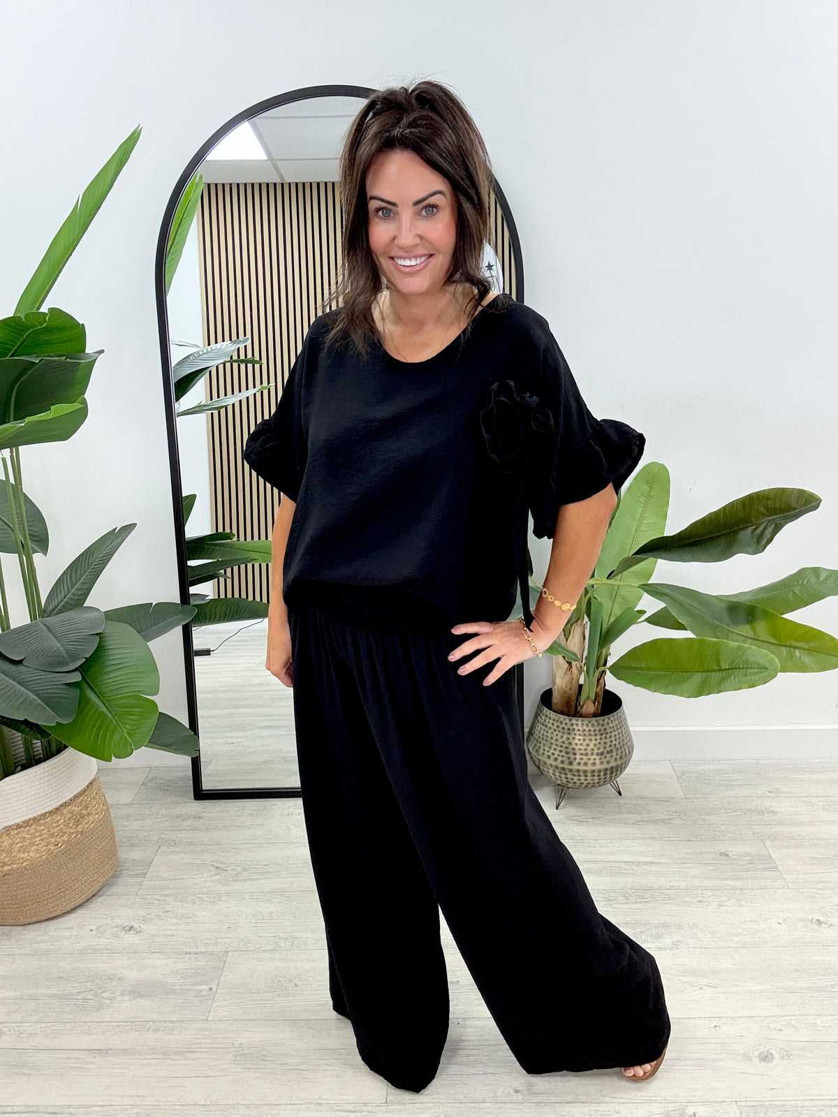 Rosette Co-Ord - Black