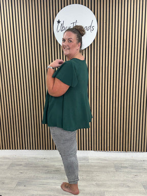 Heidi Swing Tunic - Forest Green