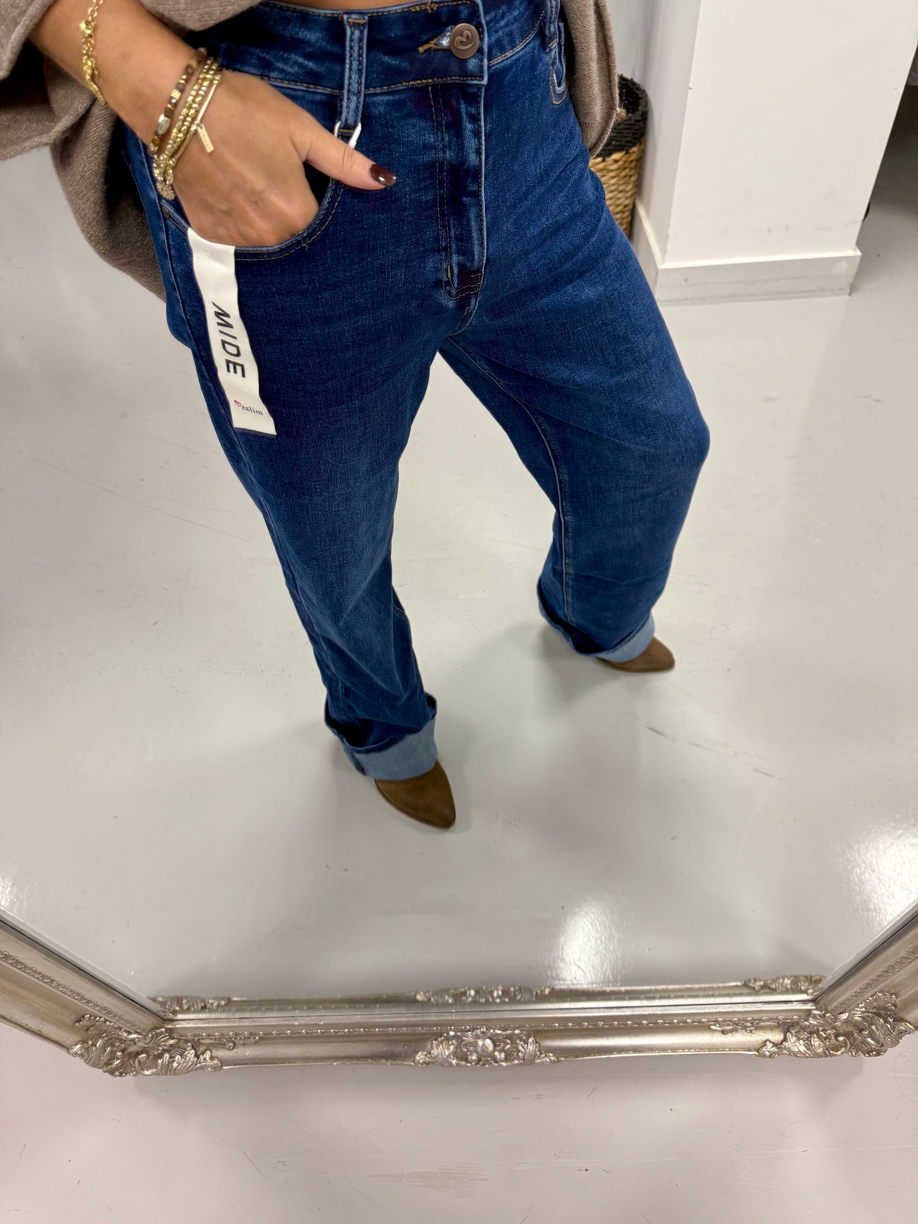 Milas Straight Leg Jeans - Indigo