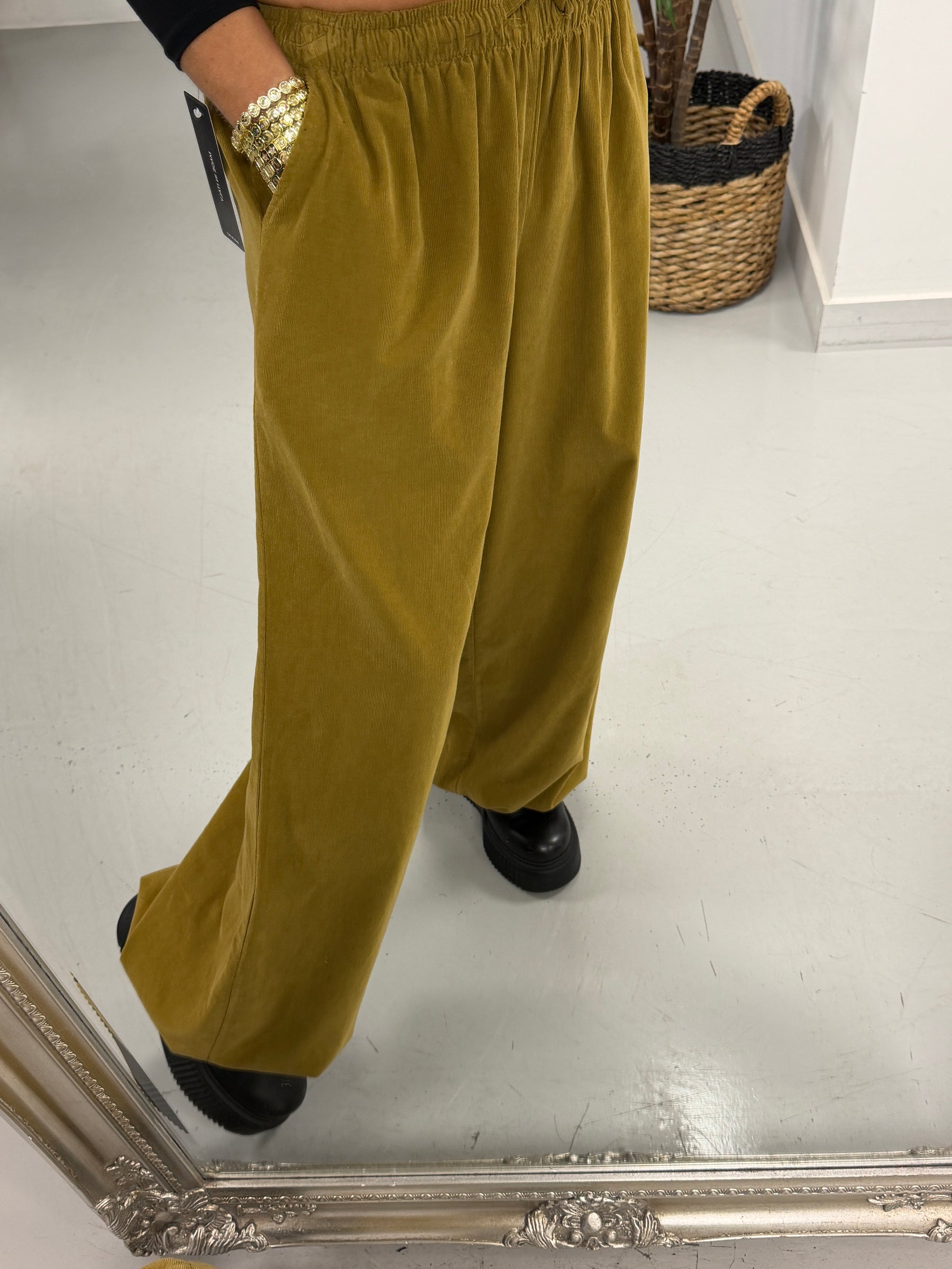 The Balloon Needlecord Trousers - Camel (Size 10-16)