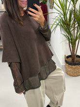 Animal Mesh Top - Chocolate