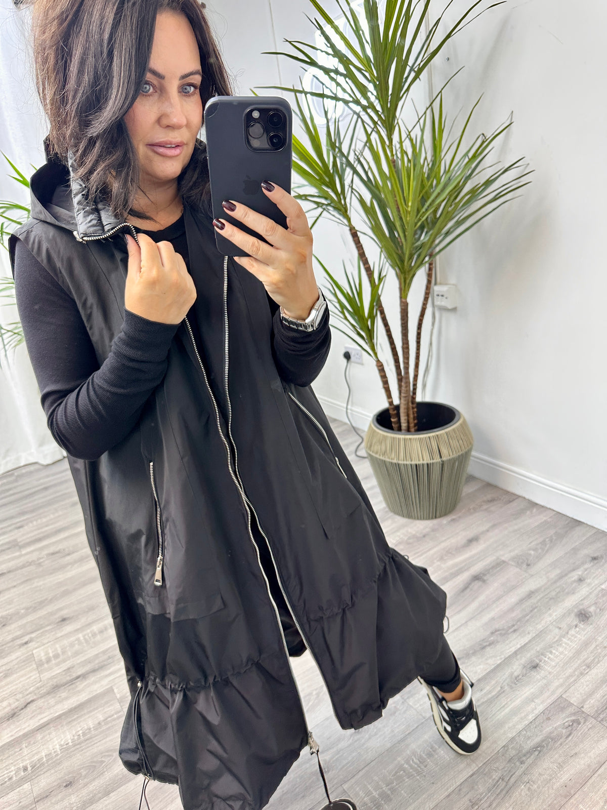 Fly A-Line Gilet - Black