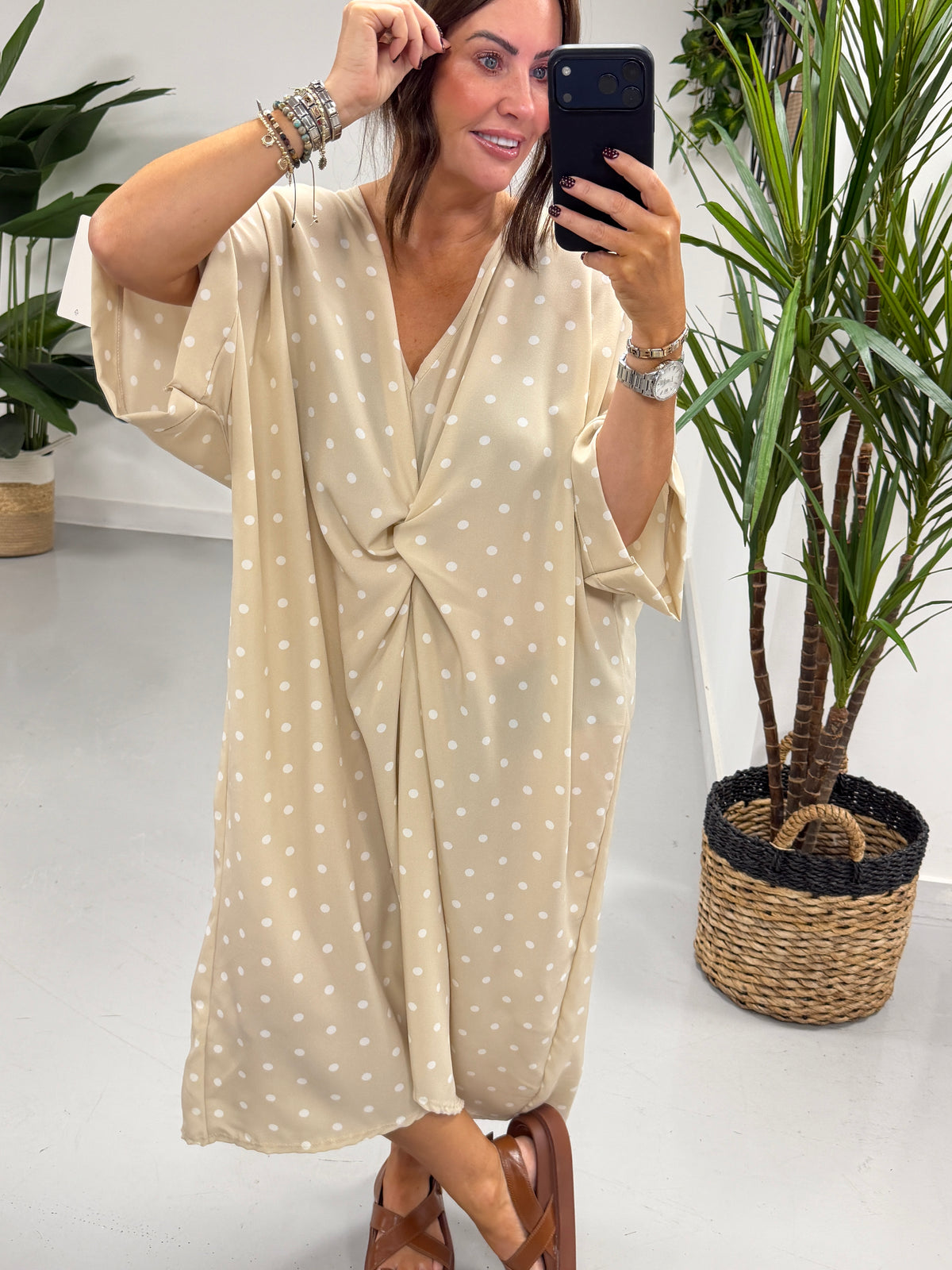 The Spotty Knotty - Cream