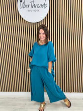 Sahara Split Button Back - Teal
