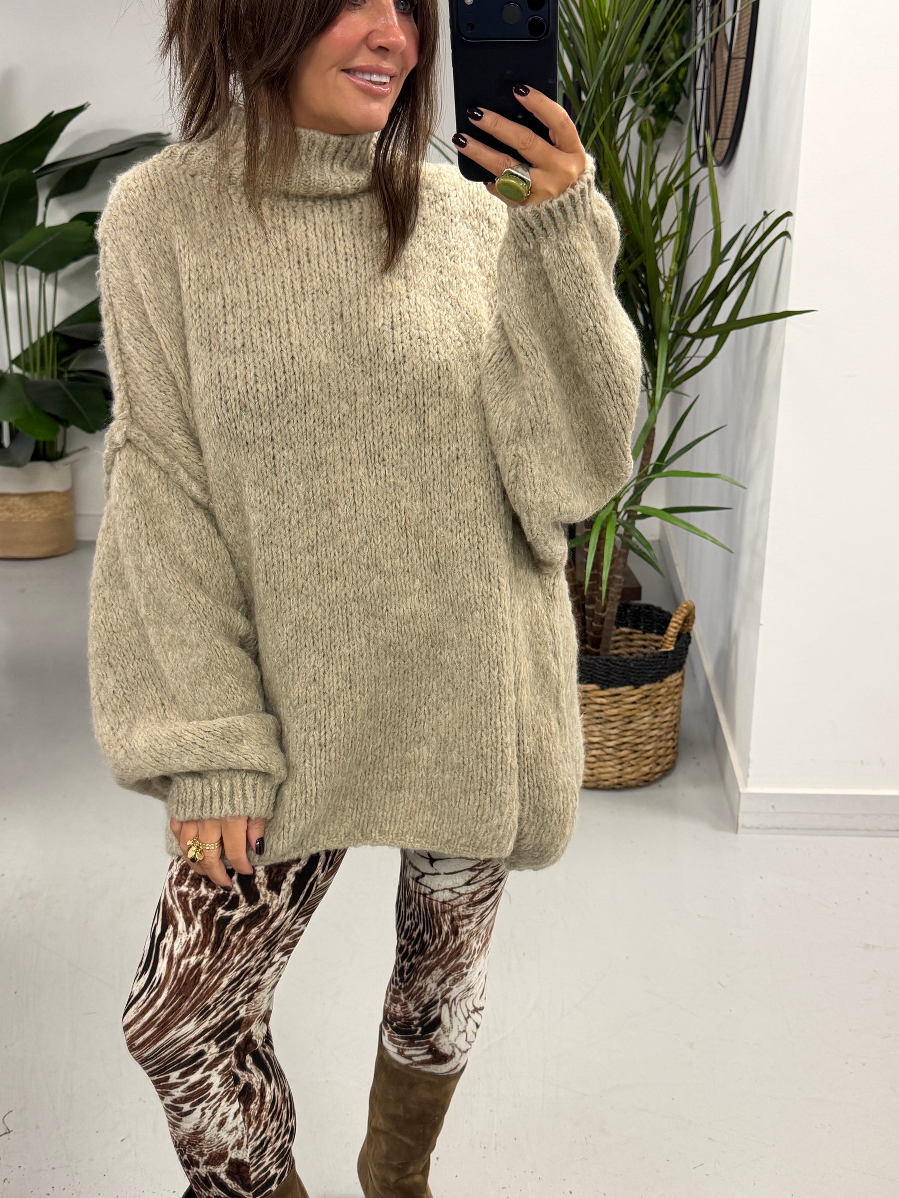 The Rustic Soft Knit - Oatmeal