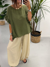 The Side Frill Tunic - Green