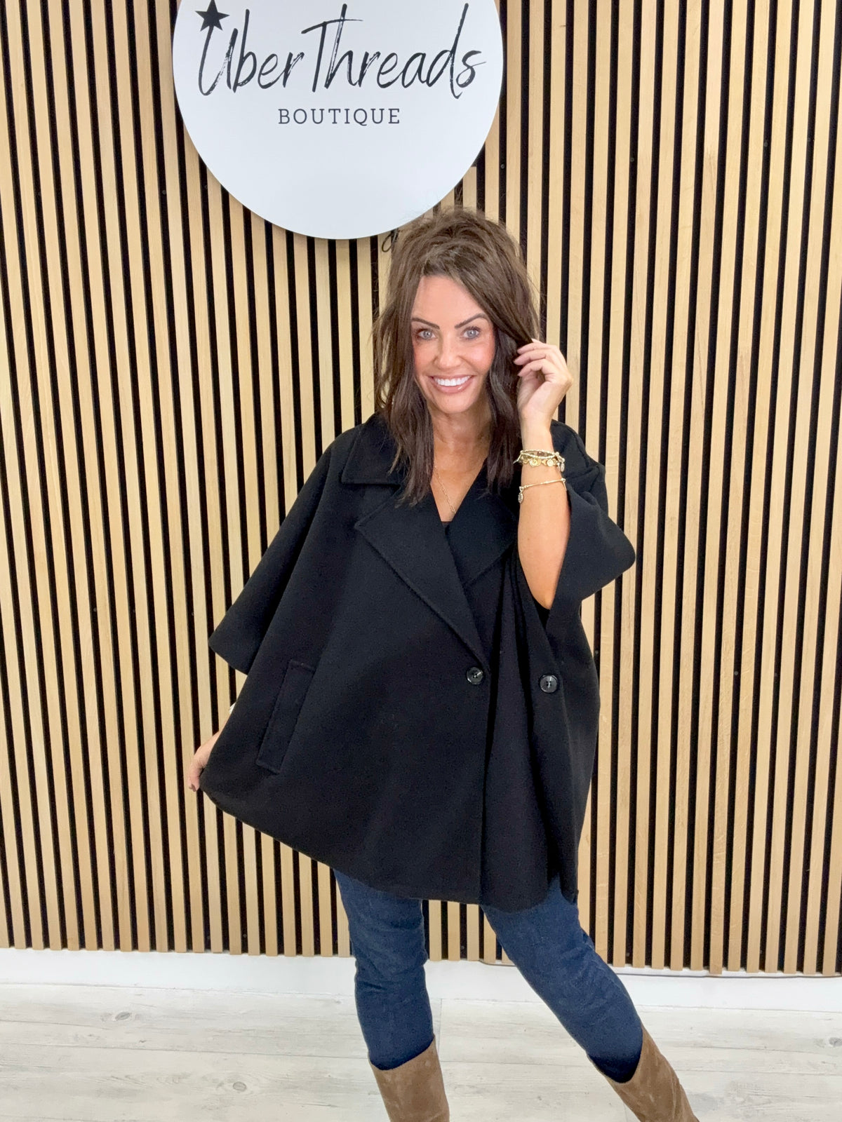 Autumn Cape - Black