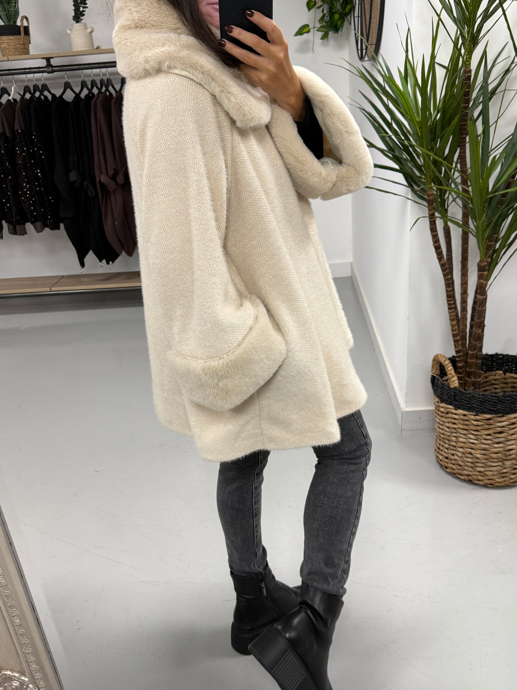 Kensington Swing Jacket - Winter White