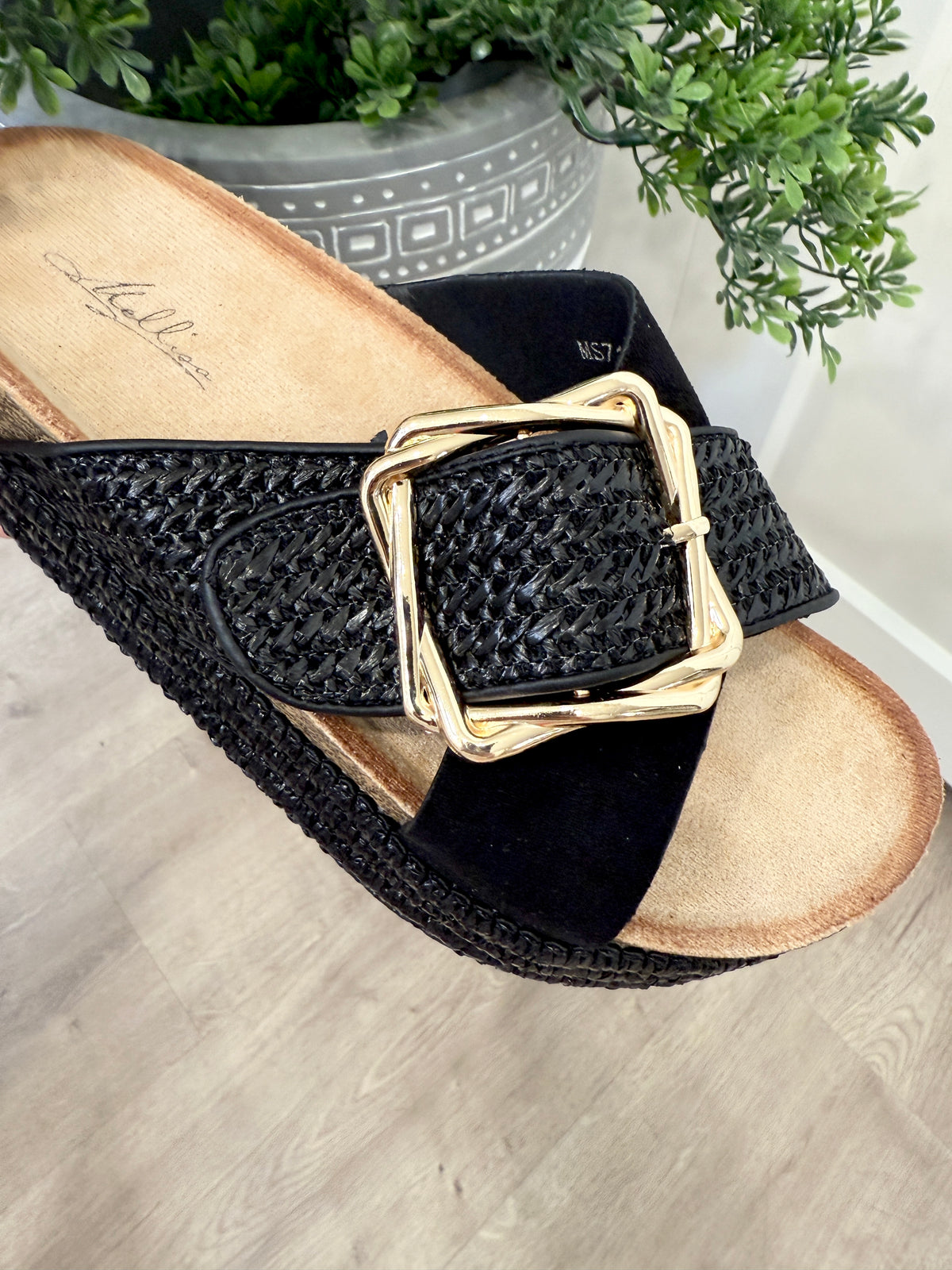 Black Platform Sliders (sized)