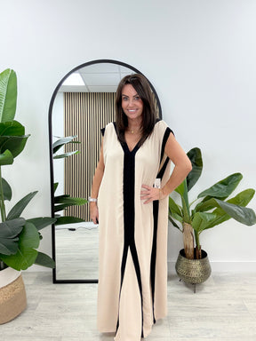 The Remie Maxi Dress - Stone