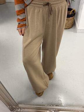 Toggle Cuff Scuba Joggers - Camel (Size 10-16)