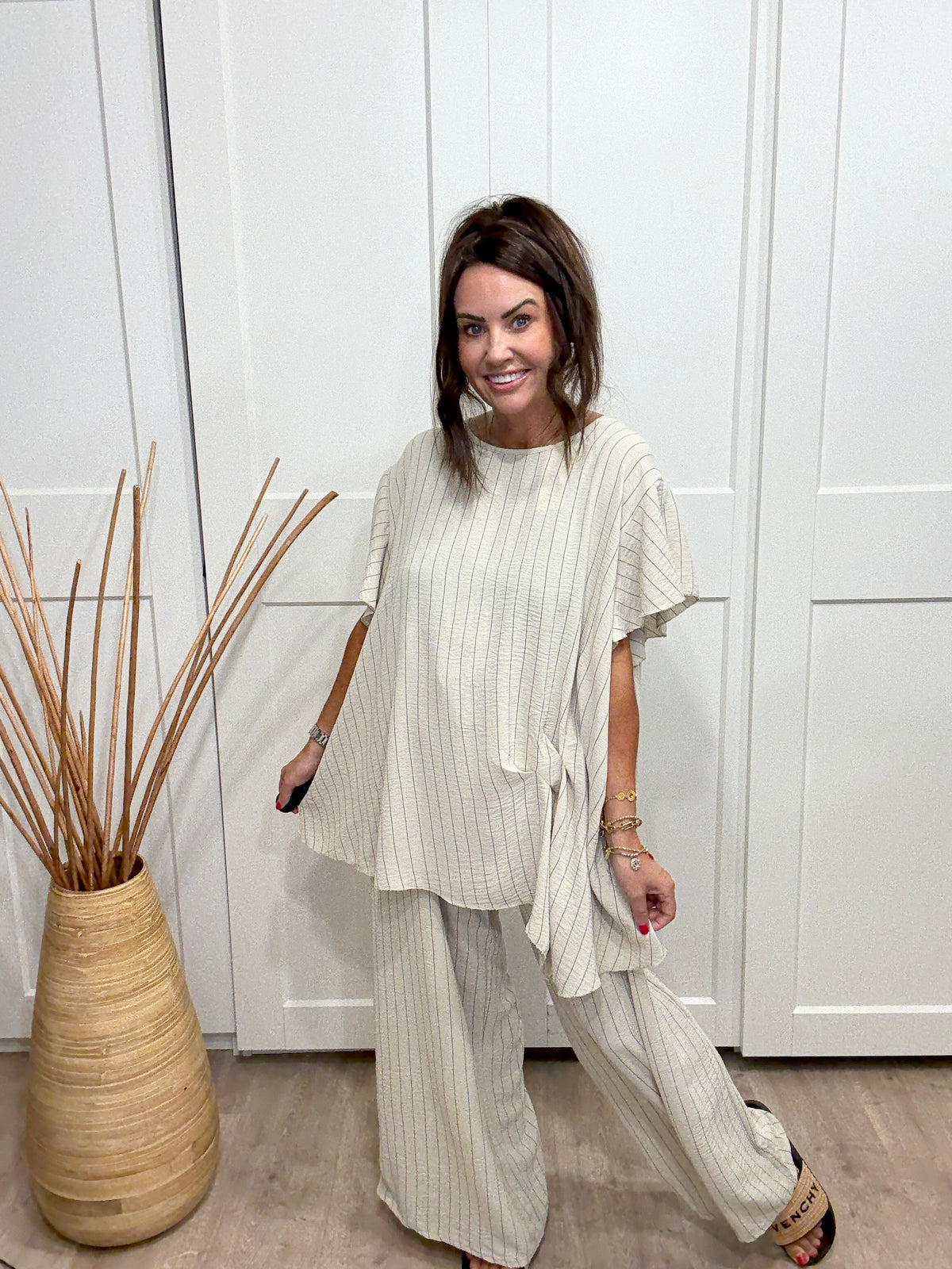 Lisbon Twist  Co-Ord - Cream