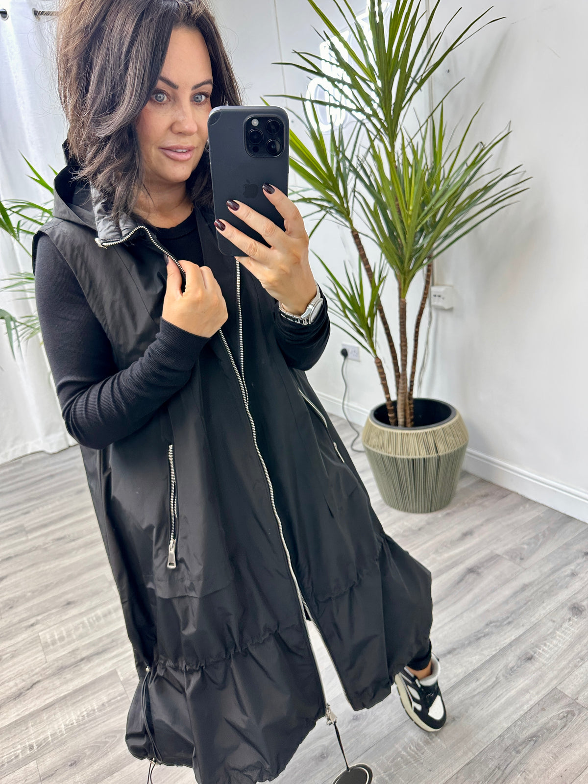 Fly A-Line Gilet - Black