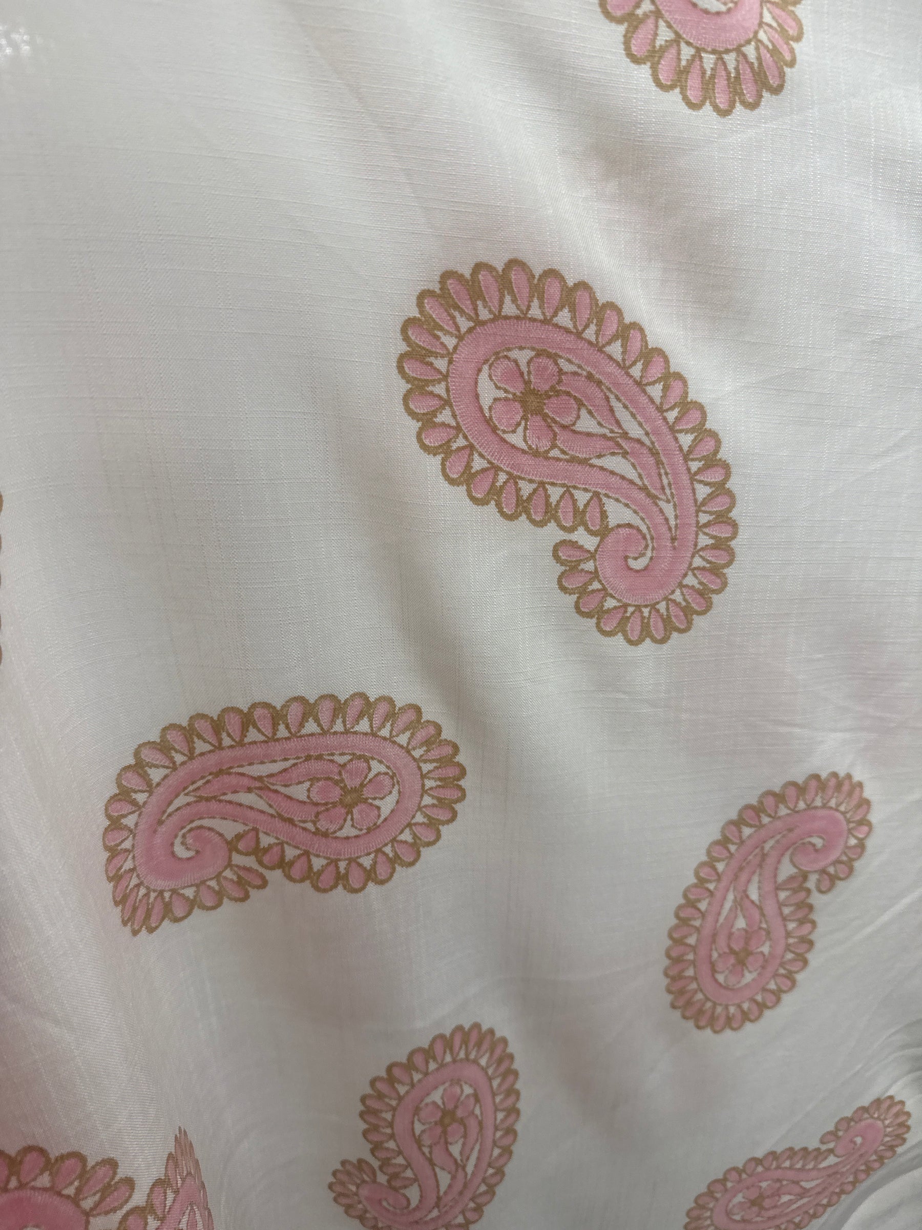 The Paisley Handkerchief Hem Dress - Baby Pink