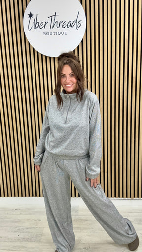 The Everyday Wide Leg Co-ord - Grey (sized)