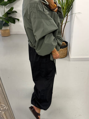 The Urban Ruched Jacket - Khaki