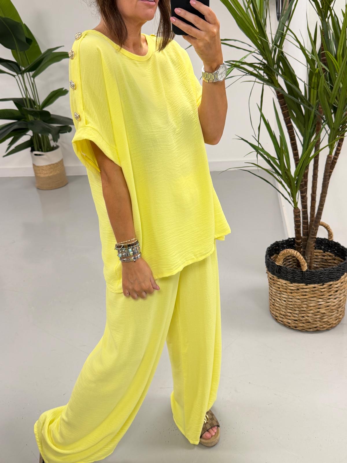 Military Two Piece - Yellow