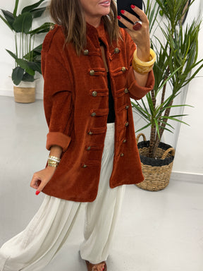 The Big Softie Military Jacket - Rust
