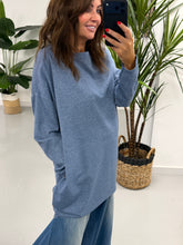 Casual Edge Pocket Top - Baby Blue (Special Buy - No Return)