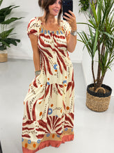 The Tribal Button Maxi - Mulberry