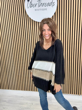 The Soft Stitch Knit - Black