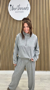 The Everyday Wide Leg Co-ord - Grey (sized)