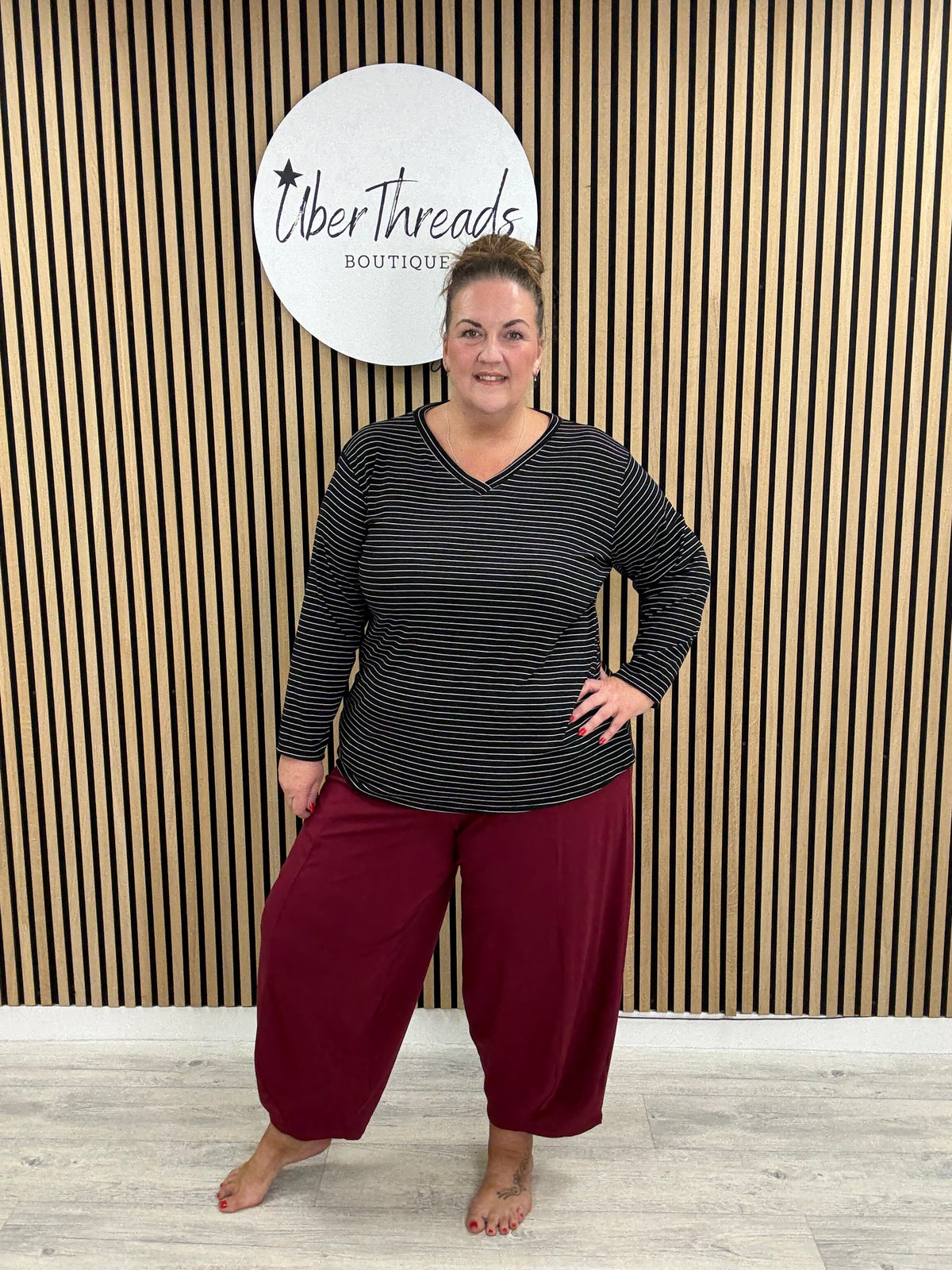 The New Town Jersey Joggers (Plus) - Mulberry
