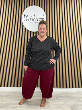 The New Town Jersey Joggers (Plus) - Mulberry