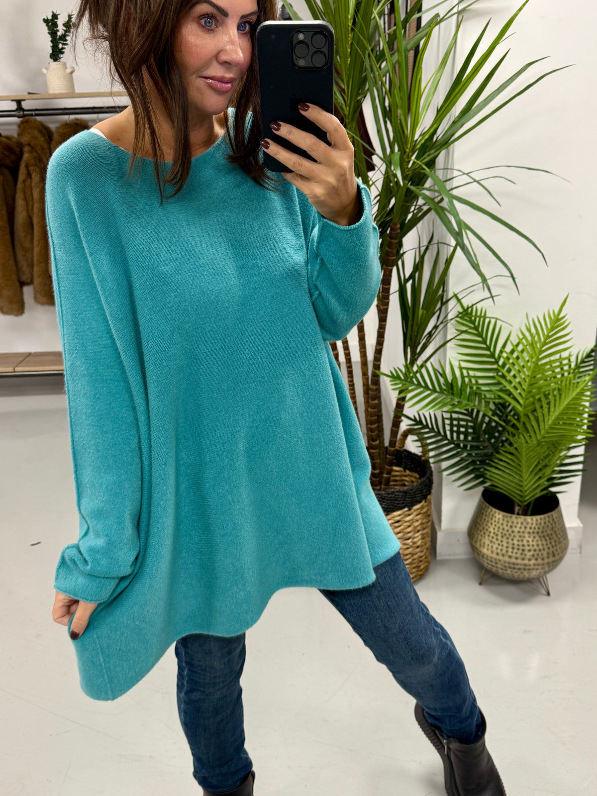 The Chelsea Round Neck Knit - Sage
