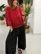 Seville Lace Top - Wine