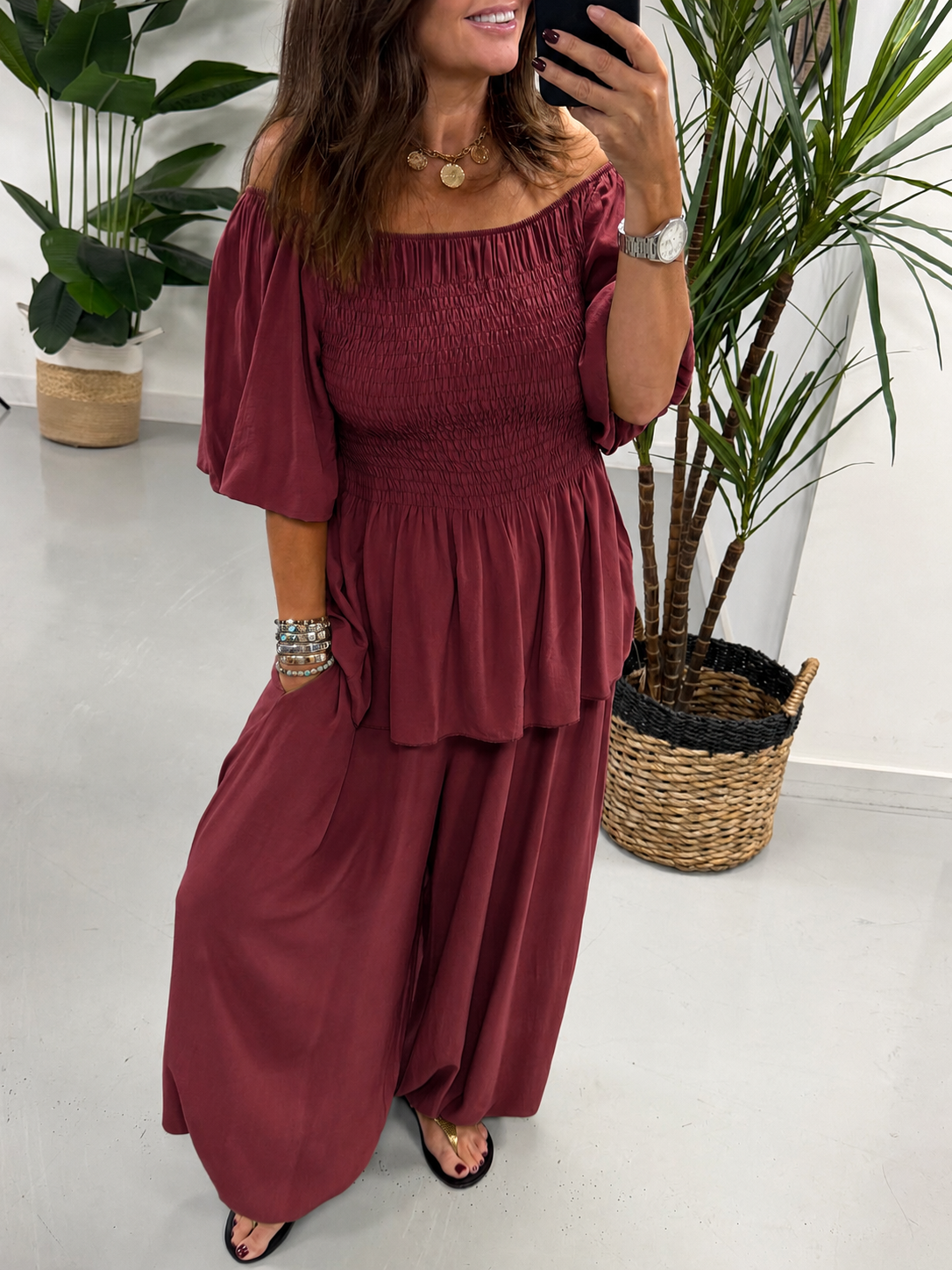 The LuLu Balloon Leg - Wine