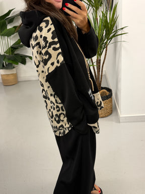 Animal Scuba Hoodie - Black